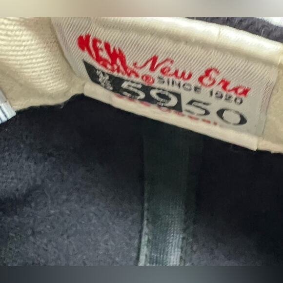 Atlanta Braves Hat New Era Diamond Collection Wool 7 Made In USA MLB Vintage - Picture 7 of 8